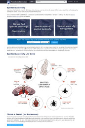 Penn State Extension Spotted Lanternfly Pest Alert